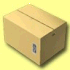 Work folding box for packaging cardboard